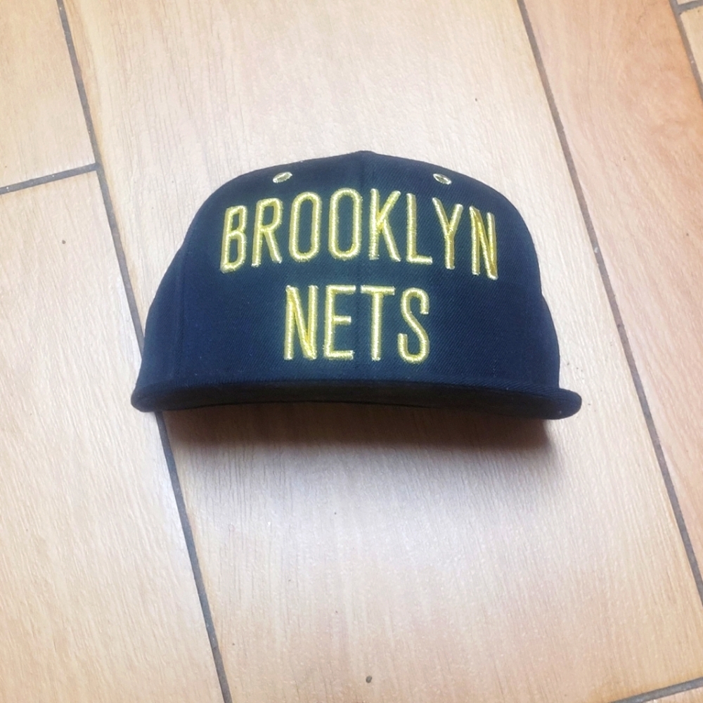 Brooklyn Nets Black & Gold Hat